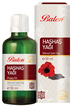 Balen Haşhaş Yağı (Soğuk Pres)  50 ML